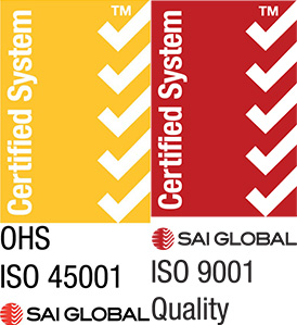 Rotadyne Sydney Credentials Standards Licenses SAI ISO9001 AS4801