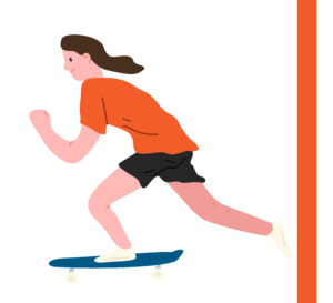  girl skateboarding